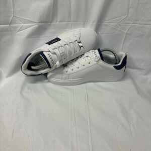 Guess White and Blue Casual Sneakers